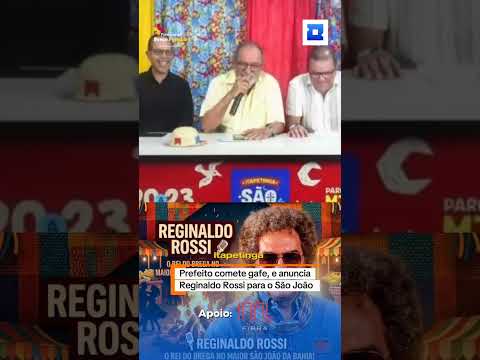 Prefeito de Itapetinga/BA anuncia Reginaldo Rossi e comete gafe. #noticias #bahia