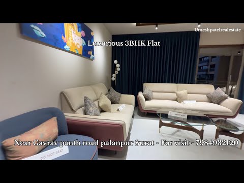 3BHK Luxury Flats | 2161 sq.ft | Prime Location at Gaurav Path Road, Pal Palanpur – Surat