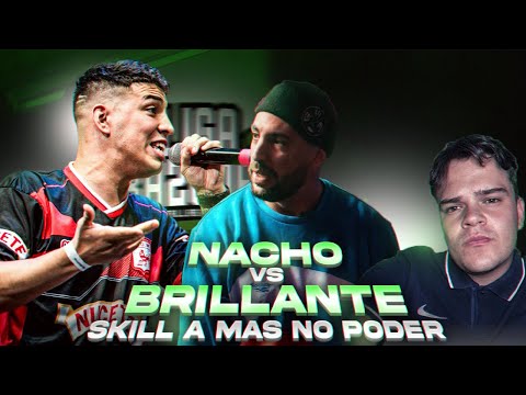 🪶BRILLANTE vs NACHO II CAZANDO FIGURAS RETÓRICAS II REACCIÓN II LIGA BAZOOKA @DtokeFree