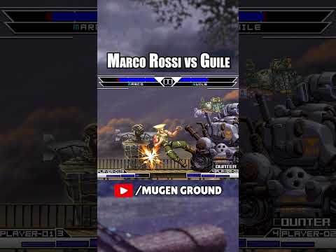 KOF MUGEN | Marco Rossi vs Guile (Metal Slug vs Street Fighters)