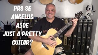 Video thumbnail for Is the PRS SE Angelus A50 E just a Pretty Acoustic Guitar? Let's take a look and a Quick Review by Cesar All Guitar