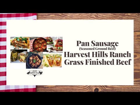 Ancestral Blend Pan Sausage (Seasoned Ground Beef)...