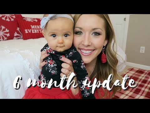 6 month old baby update | presley | brianna k