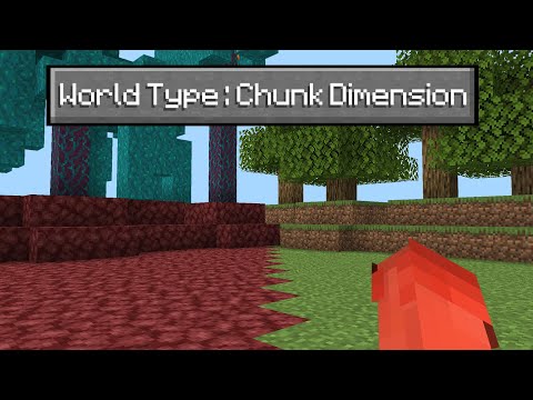 Insane Minecraft World with Different Dimensions!