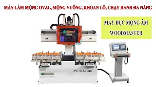 WM-1500-3CNC máy khoan, làm mộng, chãy rãnh đa năng |Woodmaster