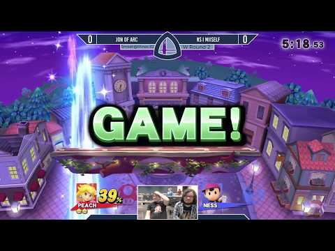 Sm4sh@Mines 82 - Jon of Arc (Peach) Vs. NS|Miiself (Ness) - Winners Round 2