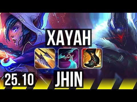 XAYAH & Rakan vs JHIN & Senna (ADC) | 8/3/10 | KR Challenger | 25.10