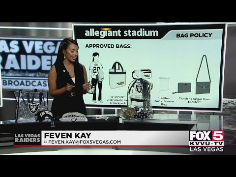 Here's what to know about bringing bags to Allegiant Stadium