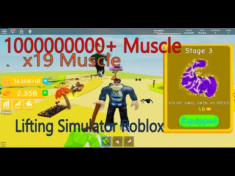 Stage 3 19x Muscle Lifting Simulator Roblox