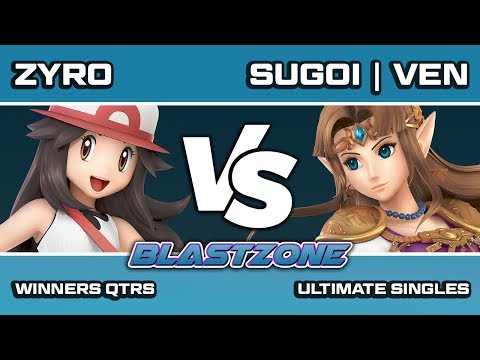 PSG Blastzone: Sugoi | Ven (Zelda) vs Zyro (Pokemon Trainer) - Winners Qtrs