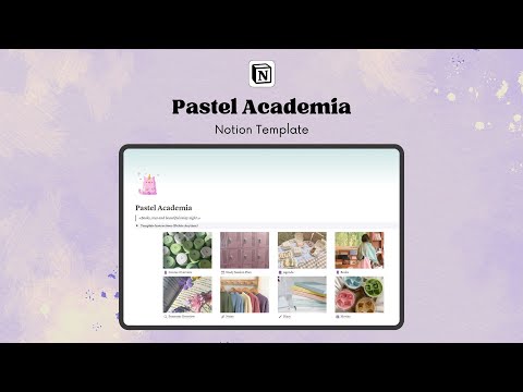 Pastel Academia | Prototion | Buy Notion Template