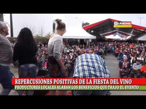 CONTINÚAN LAS VALORACIONES POSITIVAS A LA FIESTA DEL VINO EN BUIN