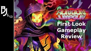 RunGunJumpGun First Look Gameplay Review (Jetpack Joyride meeets Super Meatboy!)