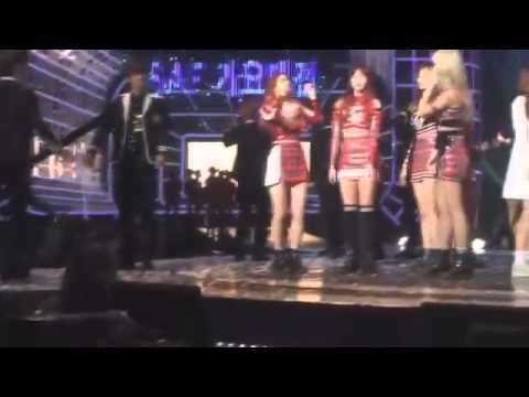 151227 TWICE and LOVELYZ dance PSY Gangnam Style in SBS GAYO DAEJUN 2015