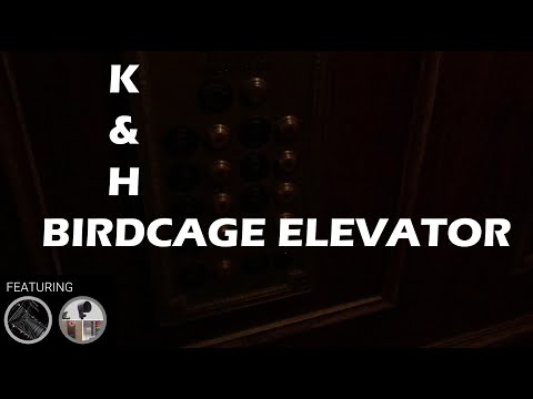 (Busted Off-Camera!) EPIC Kaestner & Hecht Birdcage Elevator in Chicago, IL