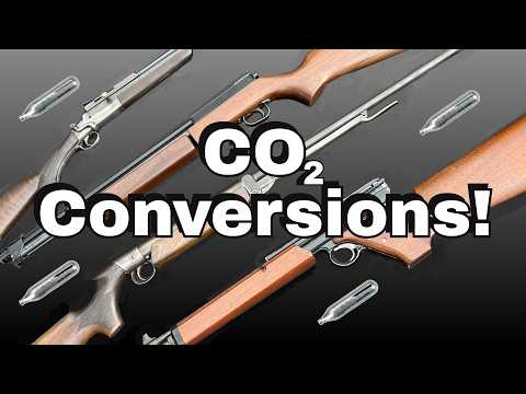 Amazing air rifles converted to CO2 by the Airgun Guru Lawrie Amatruda Crosman BSA Sharp Innova