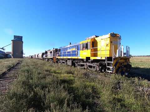 48103 & 48156 at Gobondery NSW.  Mon 29th Mar 2021