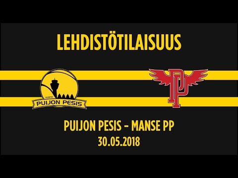 30.05.2018 Puijon Pesis - Manse PP Lehdistötilaisuus