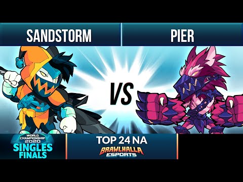 Sandstorm vs Pier - Top 24 - Brawlhalla World Championship 2020 - 1v1 NA