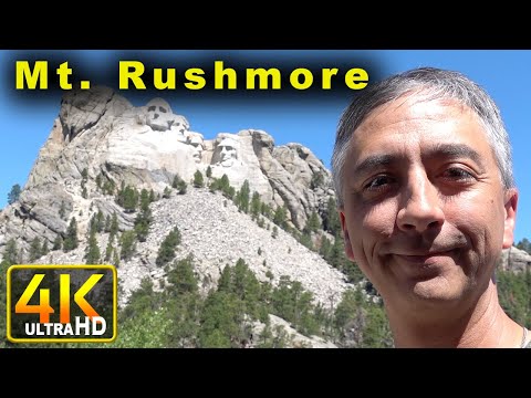 Tour of Mount Rushmore National Memorial South Dakota (4k UHD)