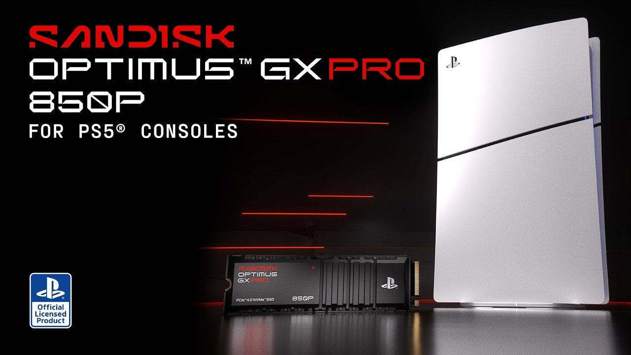 SANDISK Optimus™ GX PRO 850P NVMe™ SSD for PS5® consoles