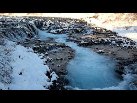 冰島祕境瀑布-Bruarfoss Waterfall