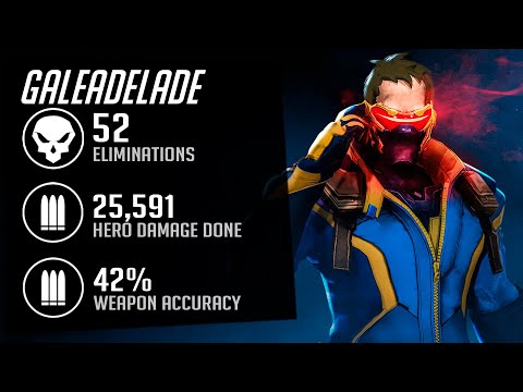 GALE - 52 ELIMS - SOLDIER 76 AND CASSIDY GAMEPLAY - OVERWATCH 2 SEASON 13