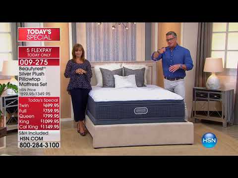 HSN | HSN Today: Beautyrest Mattresses / Concierge Collection Bedding 09.04.2017 - 08 AM