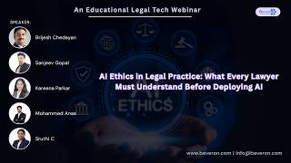 Live Webinar | AI Ethics in Legal Practice: What Every Lawyer Must Understand Before Deploying AI