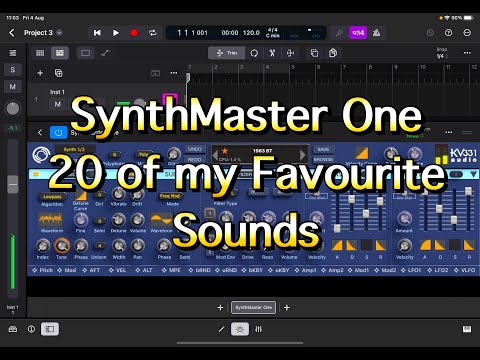 SynthMaster One - 20 of my Favourite Sounds - Played in Logic Pro for iPad