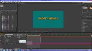 After Effects CS6 Tutorial - 125 - How to use the Wiggly Selector on Text