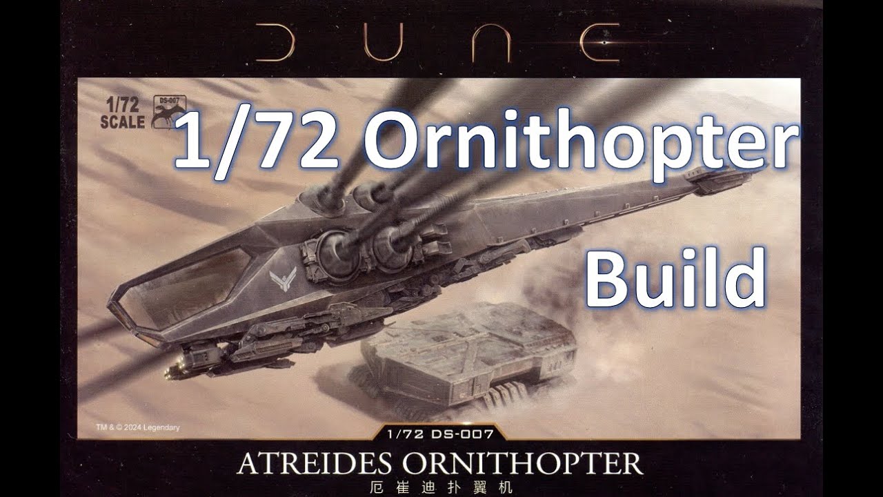 Meng 1/72 Atreides Ornithopter: Full Build