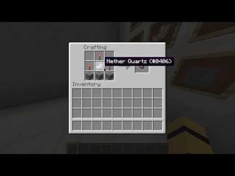 Minecraft: How to craft a redstone comparator