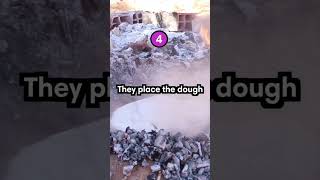 🍕 This is how nomadic people make pizza deep in the Sahara Desert 😋 #morocco  #pizza #sahara