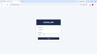 School ERP System using python and SQL