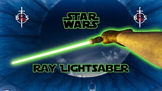 Rey lightsaber in Naboo
