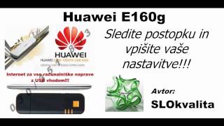 Huawei E160 UMTS/HSDPA mobilni modem - preprostost uporabe