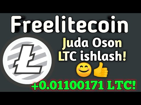 Freelitecoin / SARMOYASIZ LITECOIN LTC ISHLASH 💰