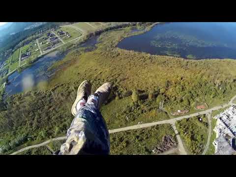 красивый полёт на параплане 17.09.17