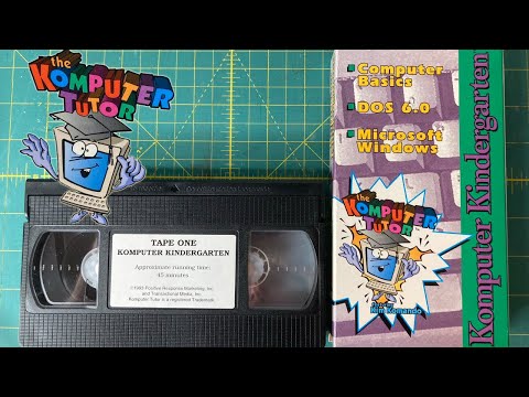 Komputer Tutor VHS (1993) MS-DOS 6.0 & Windows Training - Tape 1