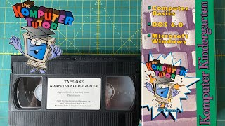 Komputer Tutor VHS (1993) MS-DOS 6.0 & Windows Training - Tape 1