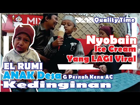 EL Rumi dan Al Ghazali Nyobain Ice Cream Mixue Yang Lagi Viral