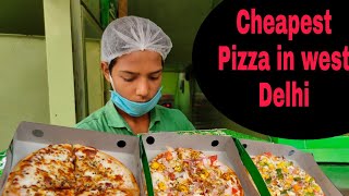 Paneer Pizza Rs 60| Green Pizza Shop | Indian Street Food | Food Drugers