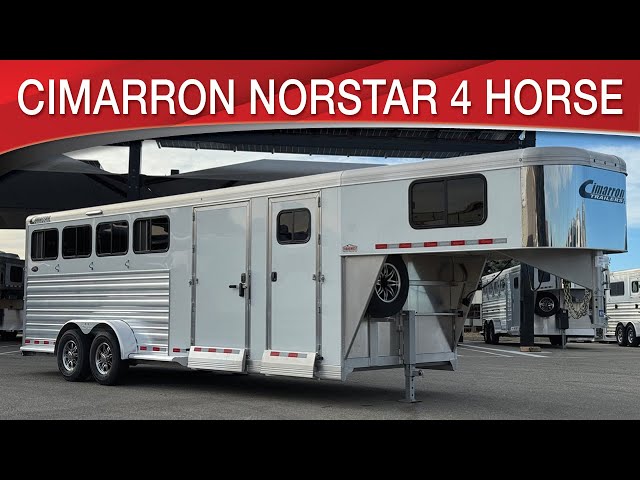 Preview image of Cimarron Norstar 4 Horse Gooseneck With A Separate Tack youtube video