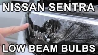 Nissan Sentra (2020-2025): Low Beam Headlight Bulbs Repalcement.