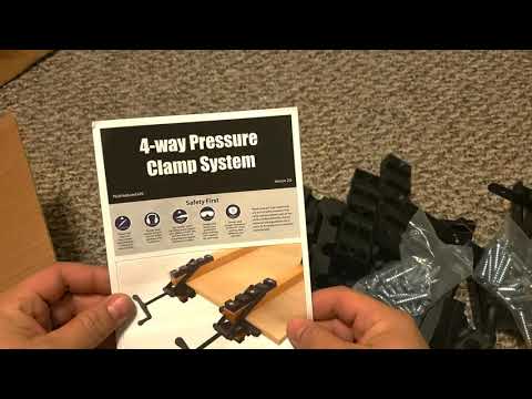 4 Way Pressure Clamping System #unboxing
