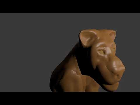 Blender 3D Lion Model – Detailed Sculpting Tutorial and Process!