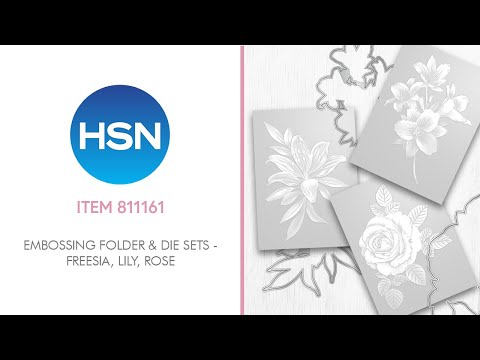 HSN ITEM 811161 - STAMPS BY ME - EMBOSSING FOLDERS AND DIES