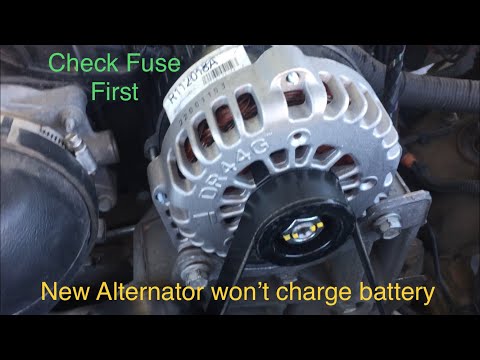 Alternator Fuse Check this first, if new alternator is not charging. Shown on GMC Yukon Tahoe Sierra