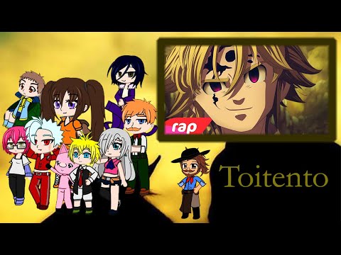 7 Pecados + Elizabeth e Hawk reagindo ao Rap do Meliodas (7MZ)